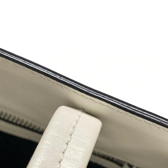 Auth PRADA - 1BG382 White Soft Calf Leather Tote Bag - Picture 10 of 16
